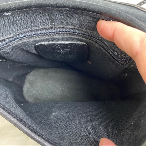 Vintage Brighton Croc Embossed Leather Bucket Crossbody - Picture 5 of 7